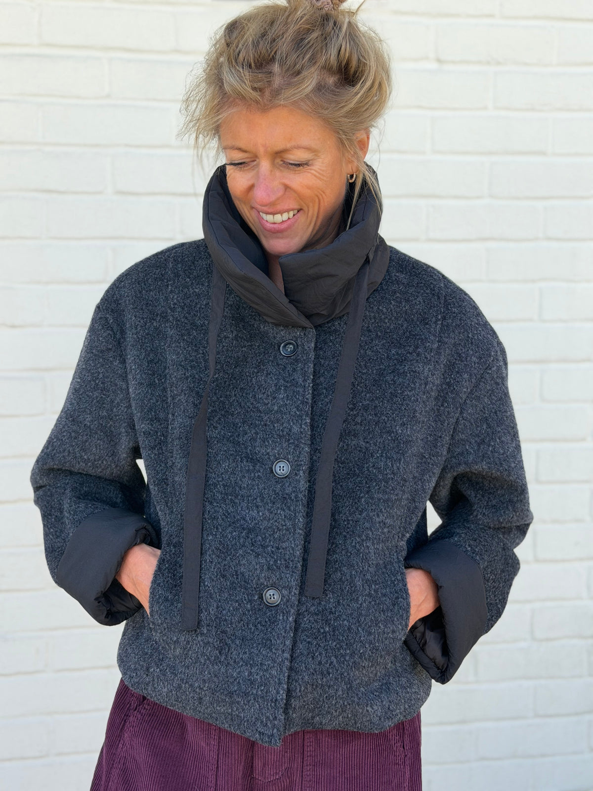 Gina Charcoal Jacket