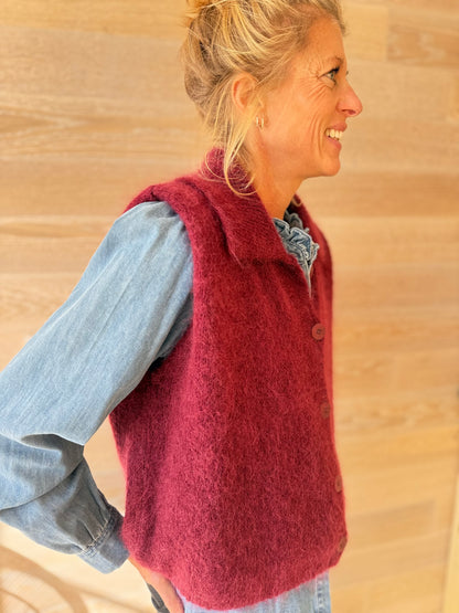 Craven Burgundy Cardigan