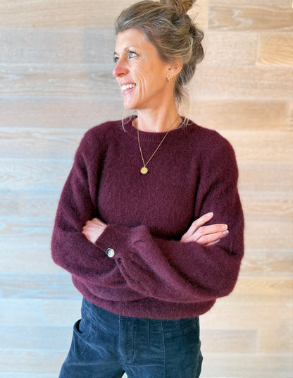 Leadenhall Burgundy Jumper