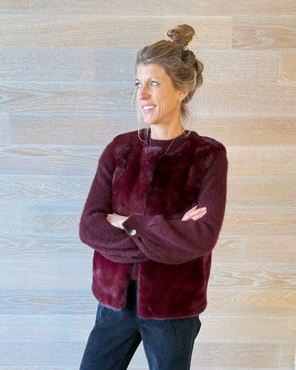 Fenchurch Burgundy Gilet