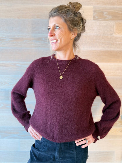 Leadenhall Burgundy Jumper