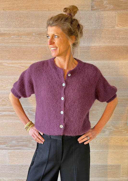 Crabtree Plum Cardigan
