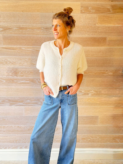 Crabtree Ecru Cardigan