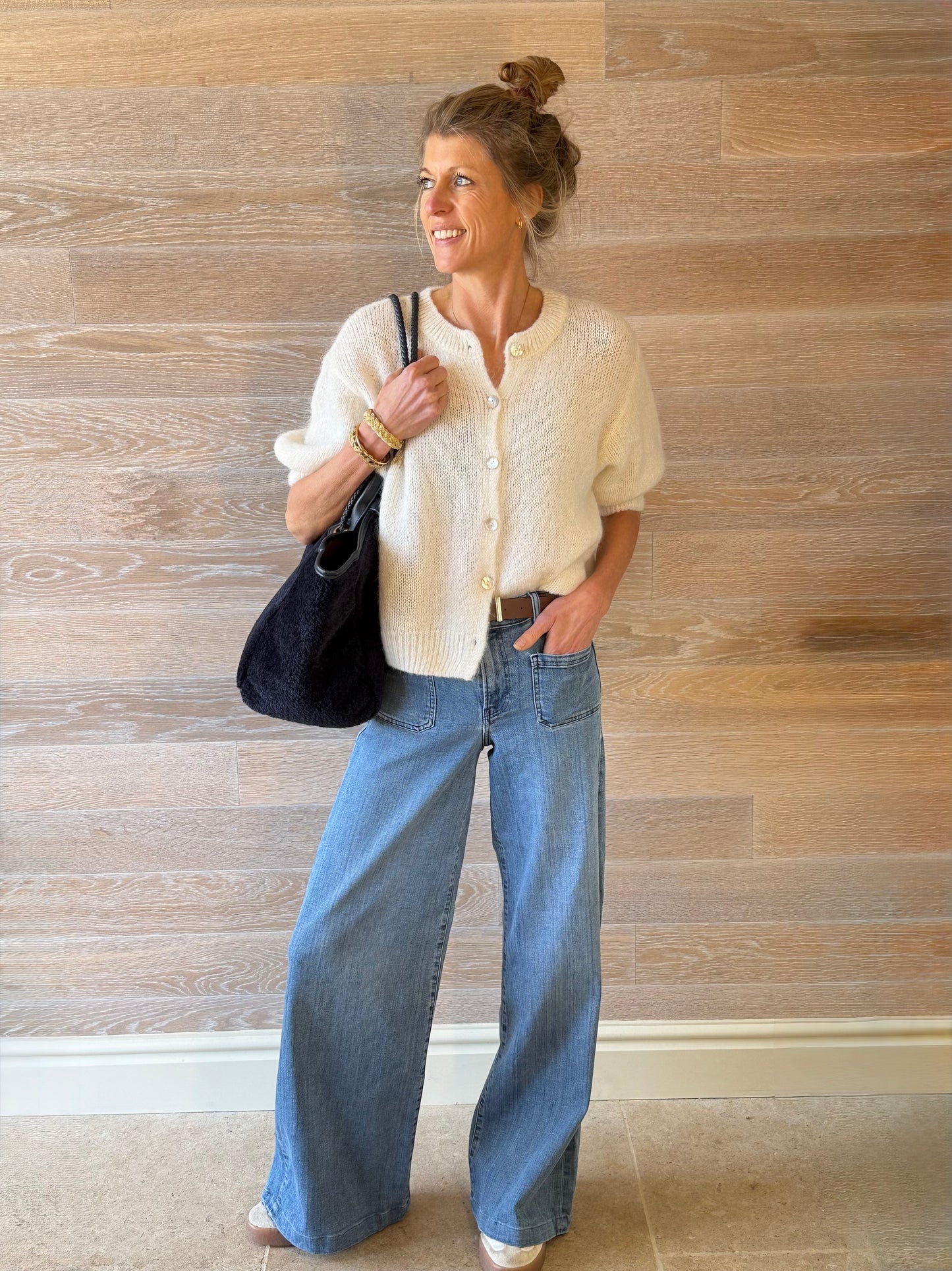 Crabtree Ecru Cardigan