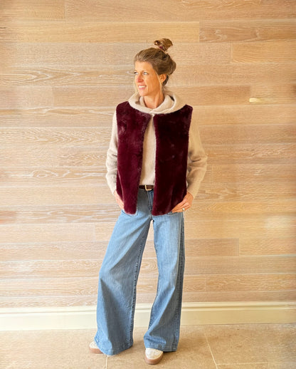 Fenchurch Burgundy Gilet