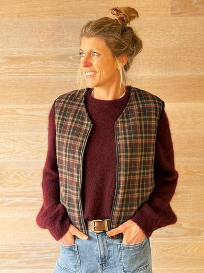 Leadenhall Burgundy Jumper