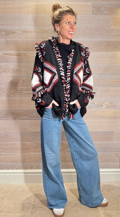 Islington Black Cardigan