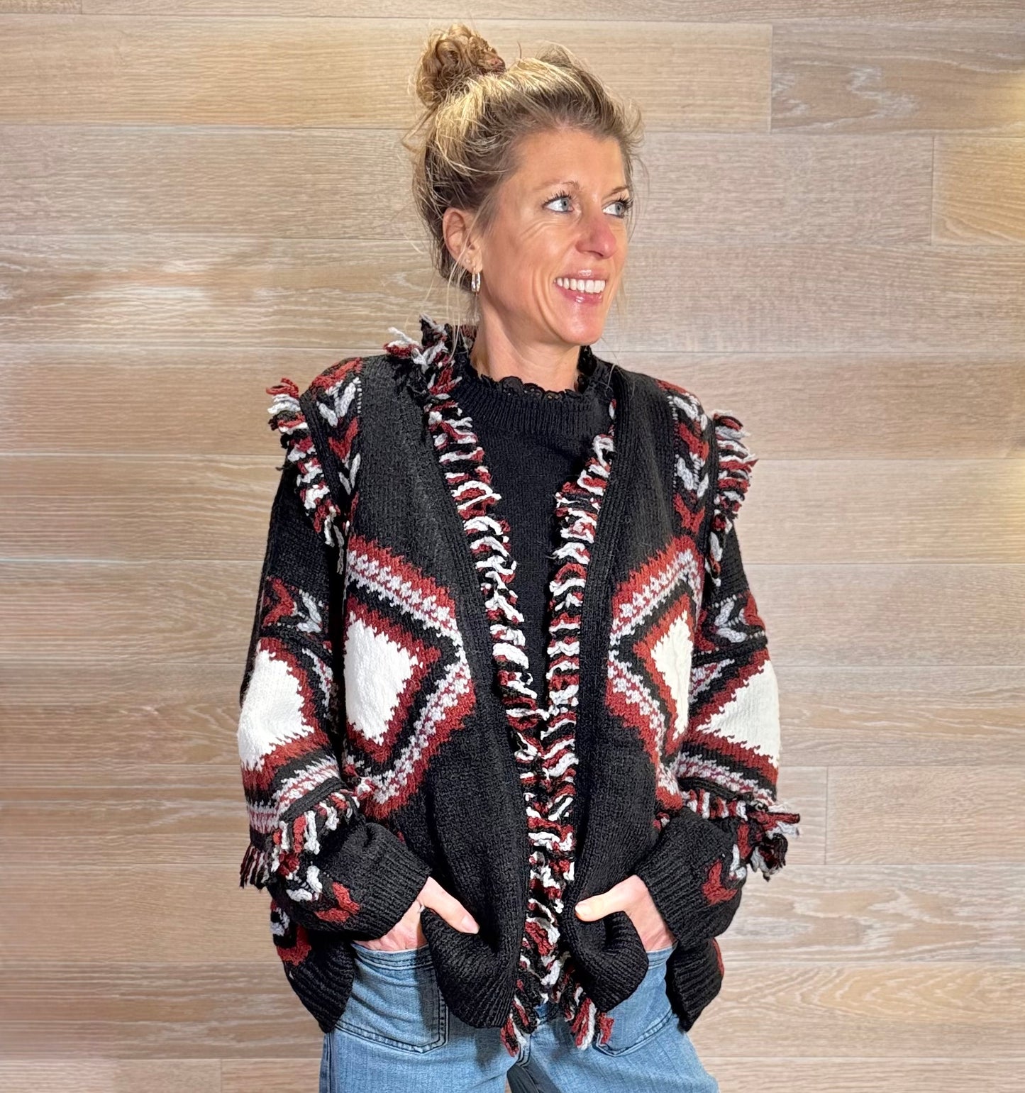 Islington Black Cardigan