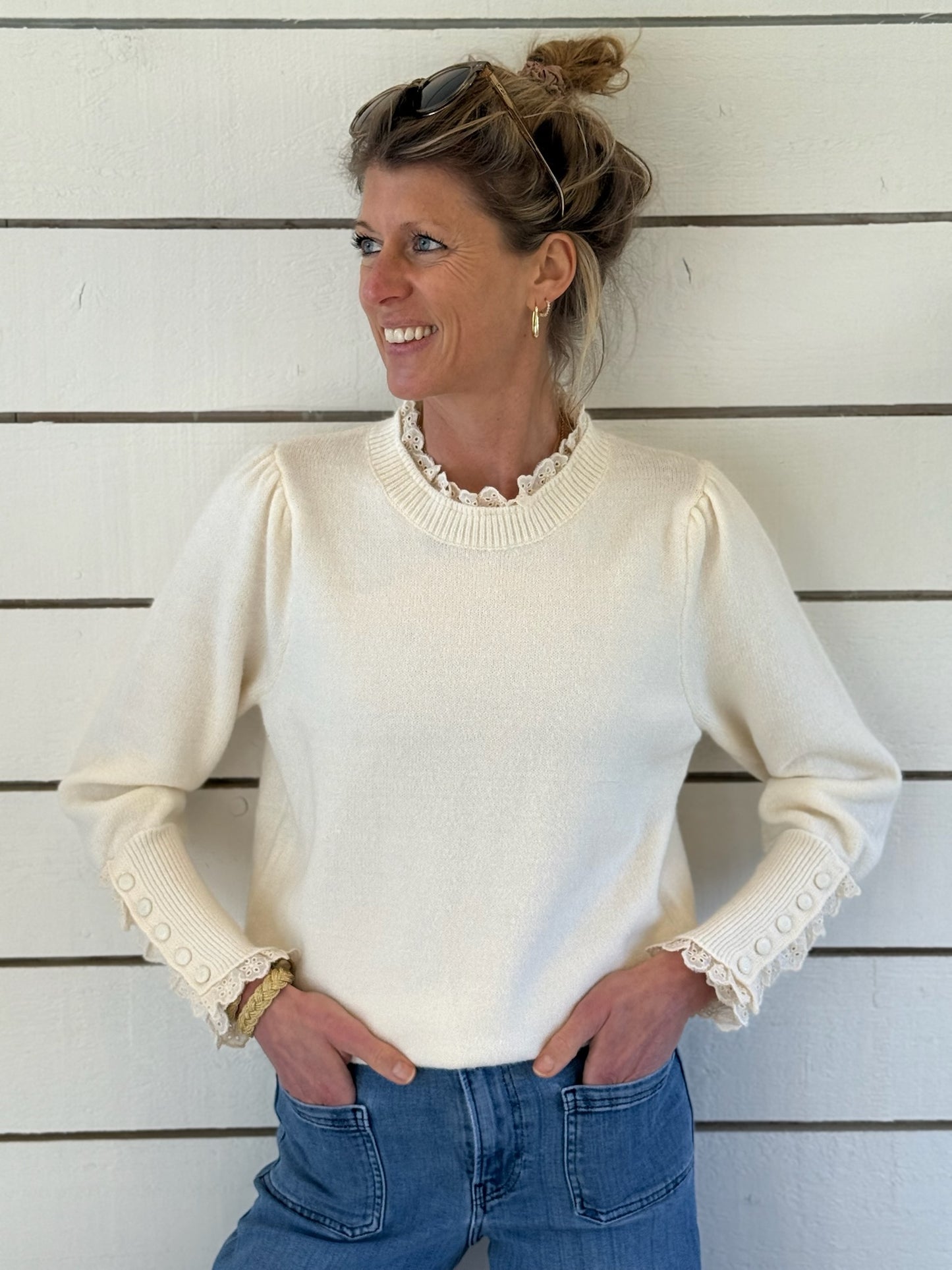 Crawford Ecru Jumper