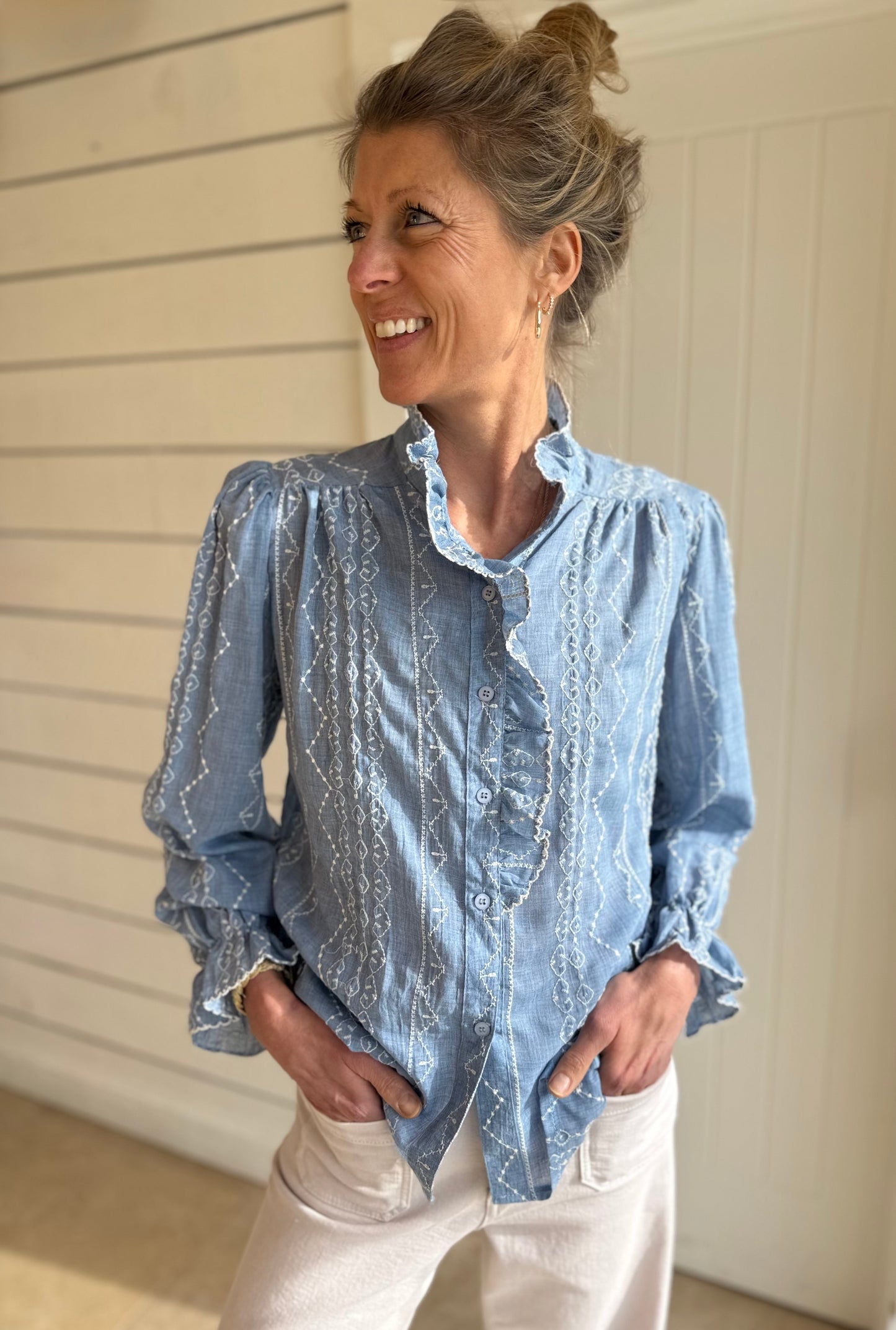 MacMillan Blue Blouse