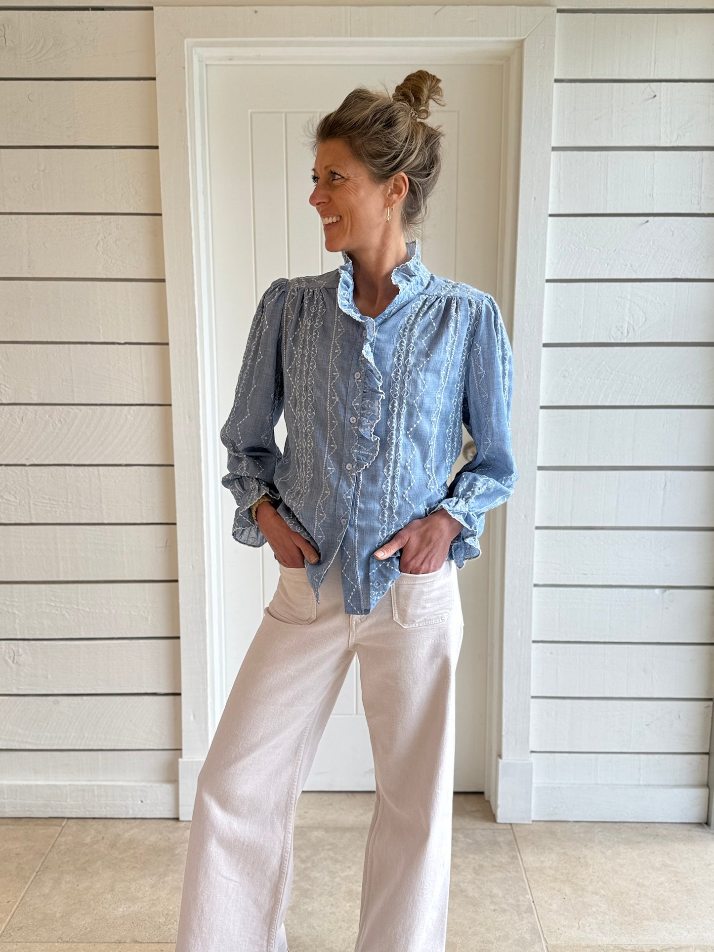 MacMillan Blue Blouse