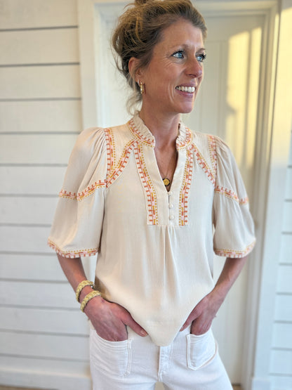 Eclipse Ecru Blouse