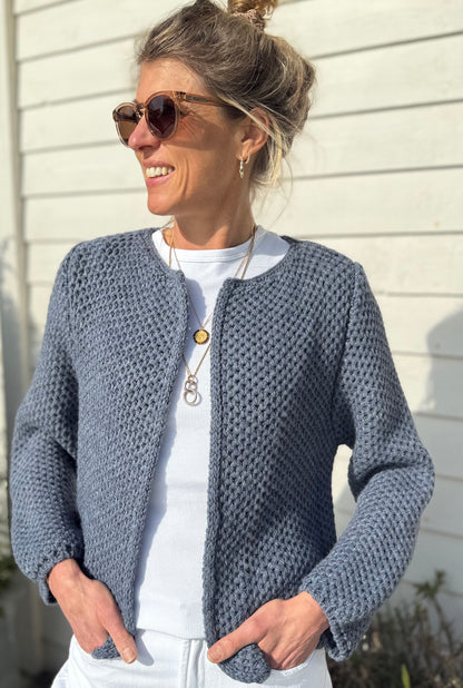 Elsie Denim Wool Jacket