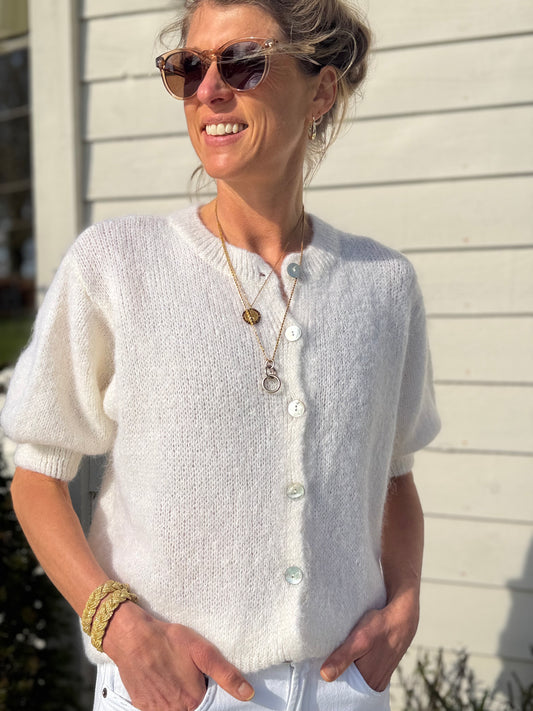 Crabtree Ecru Cardigan