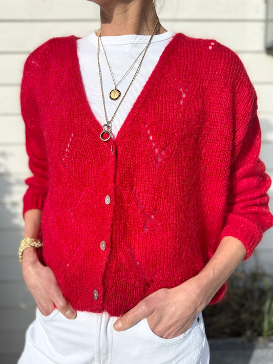 Linden Red Cardigan