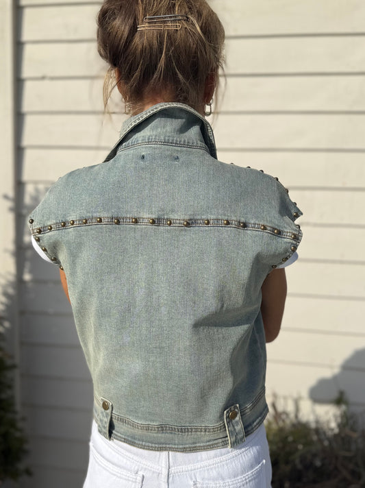 Rockfield Sleevless Denim Jacket