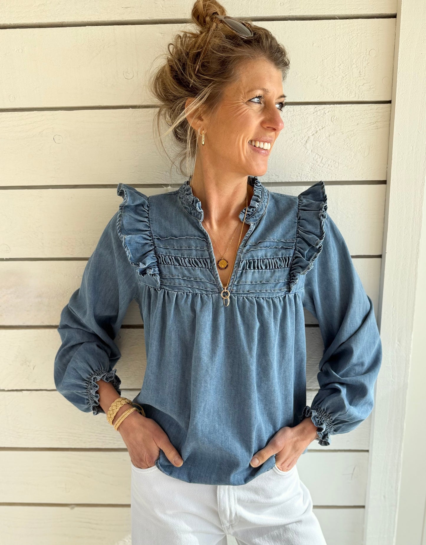 Birchin Blue Blouse