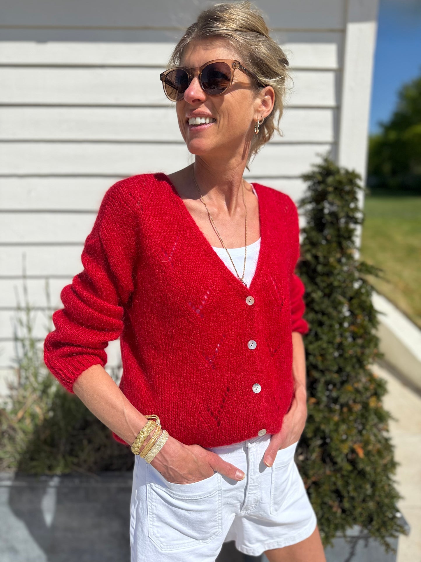 Linden Red Cardigan