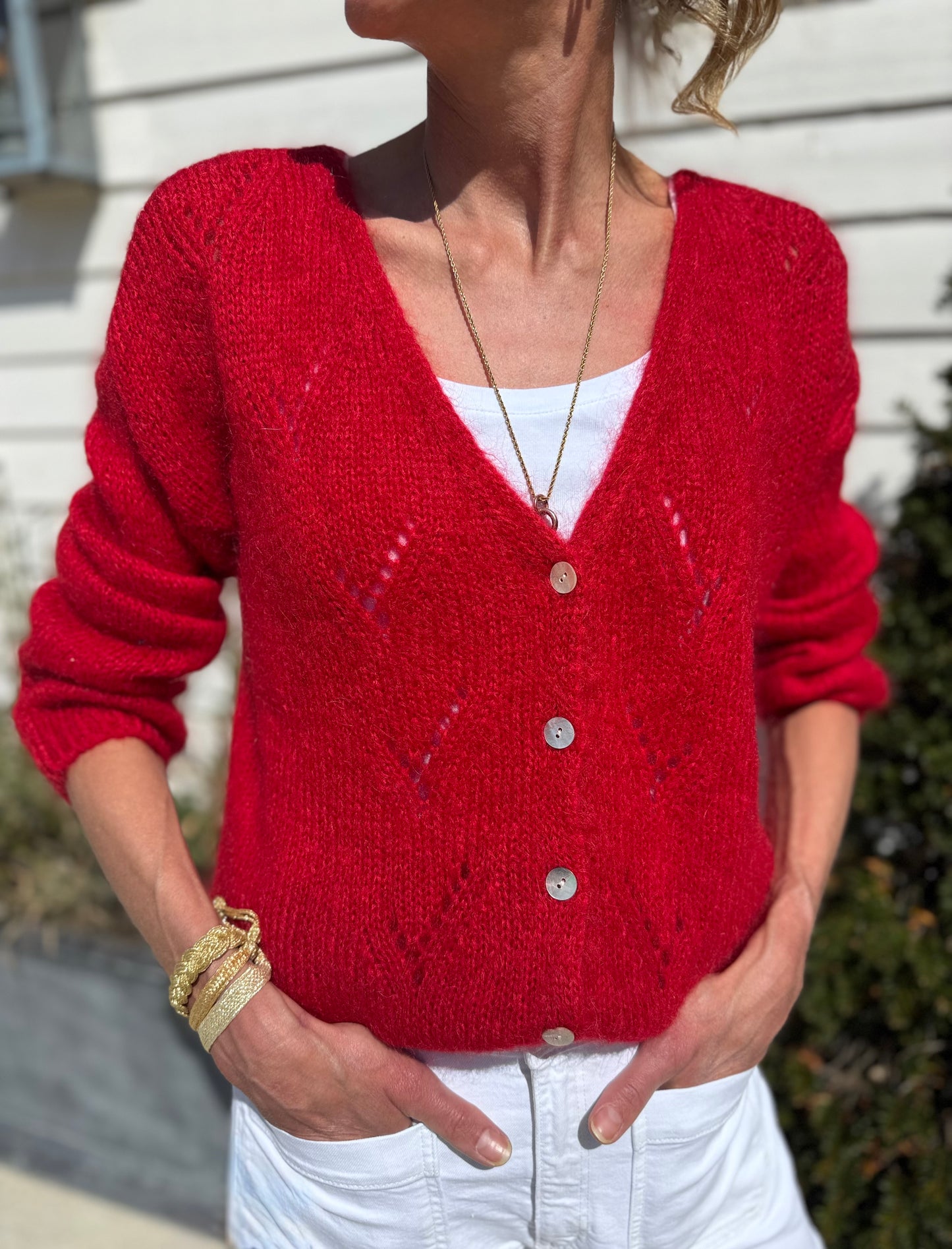 Linden Red Cardigan