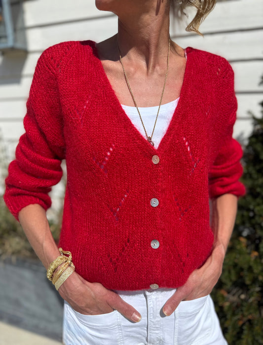 Linden Red Cardigan