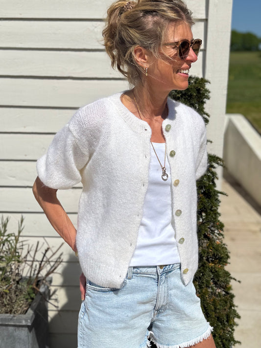 Crabtree Ecru Cardigan