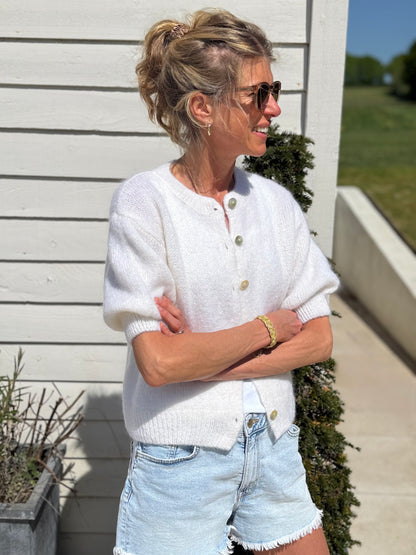 Crabtree Ecru Cardigan