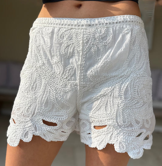 Dock White Shorts