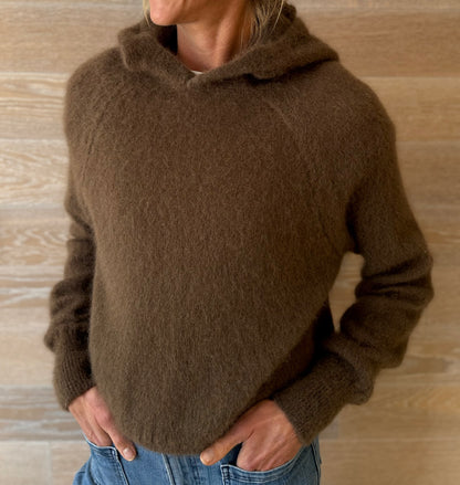 Fulham Chocolate Hooded Jumper