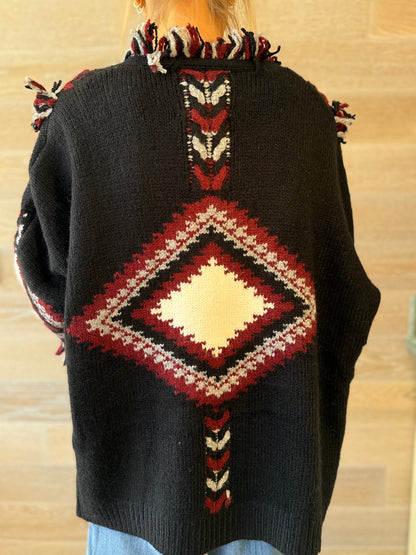 Islington Black Cardigan