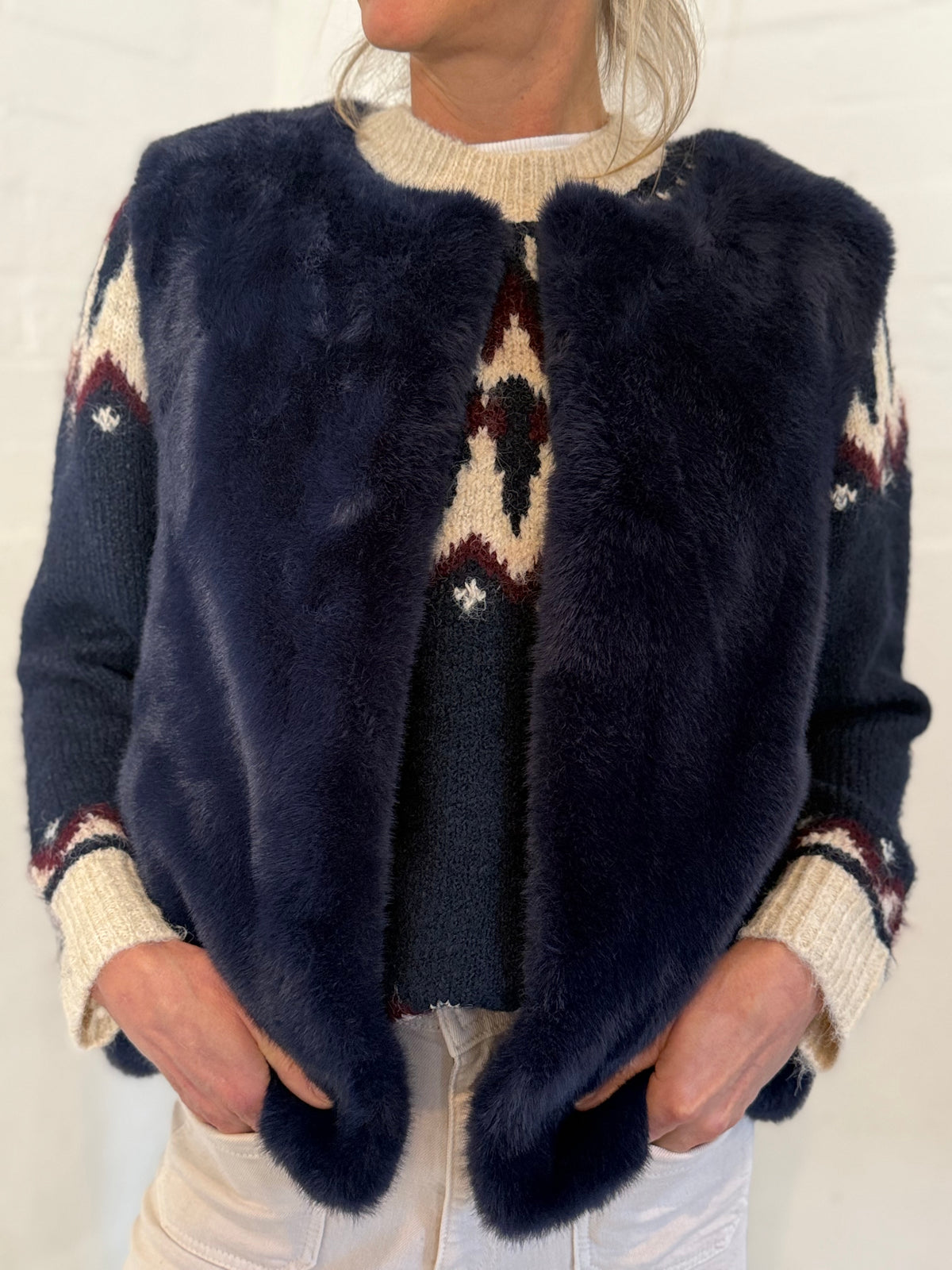 Fir Navy Jumper