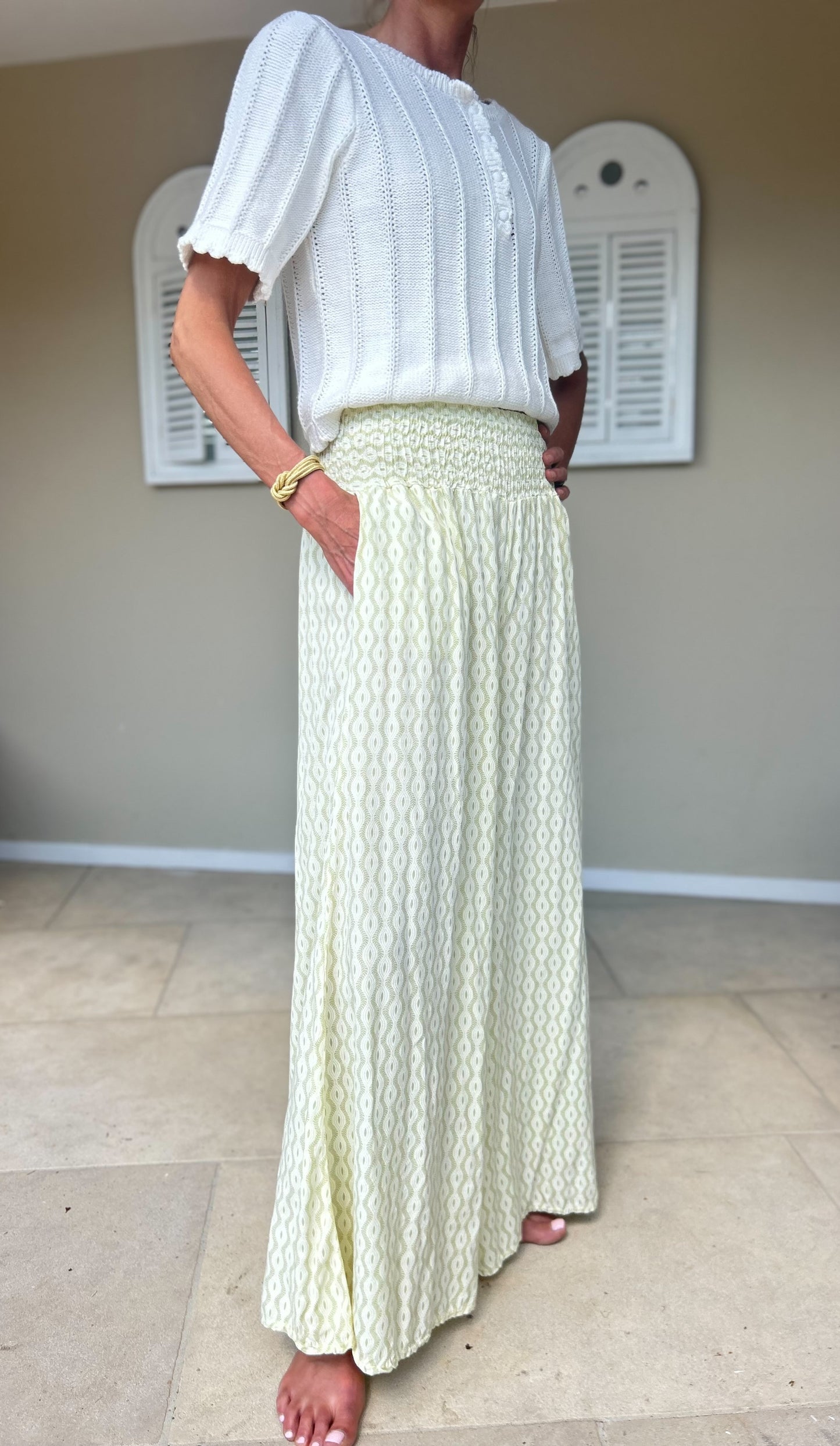 Clonmore Lime Culottes