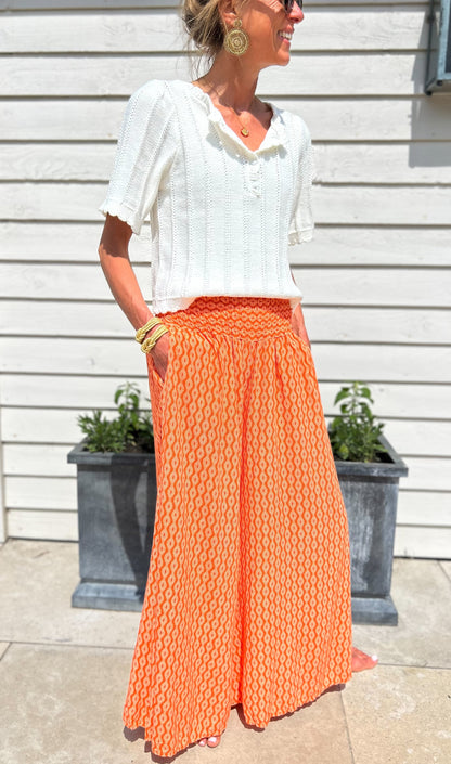 Clonmore Orange Culottes
