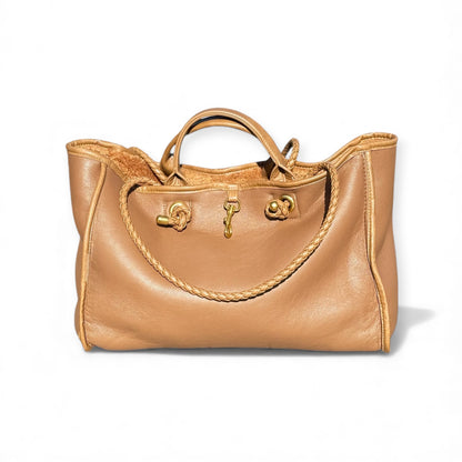 Reversible Camel Teddy Bag